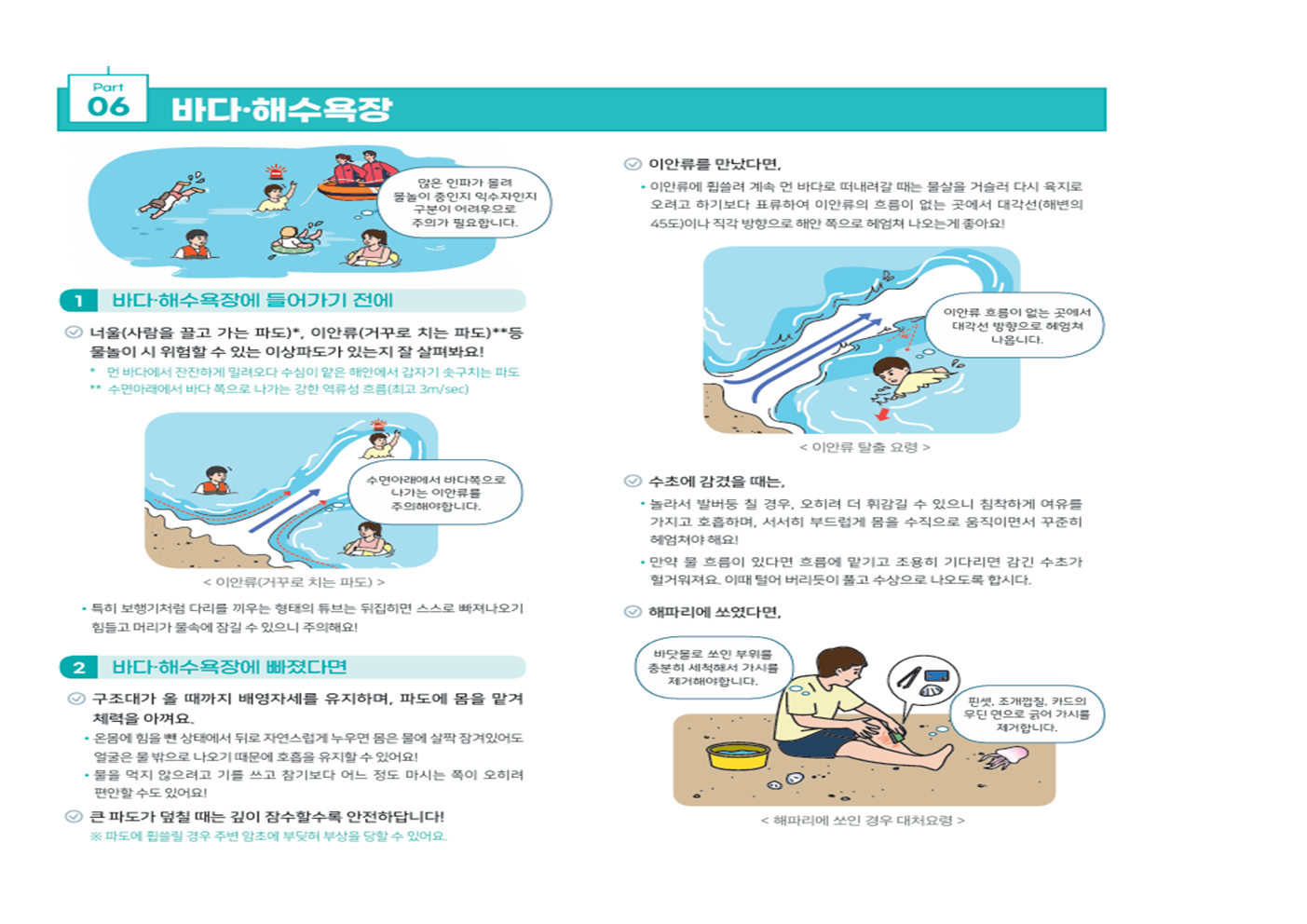 계곡, 해수욕장 등에서의 안전사고 예방대처요령003.png
